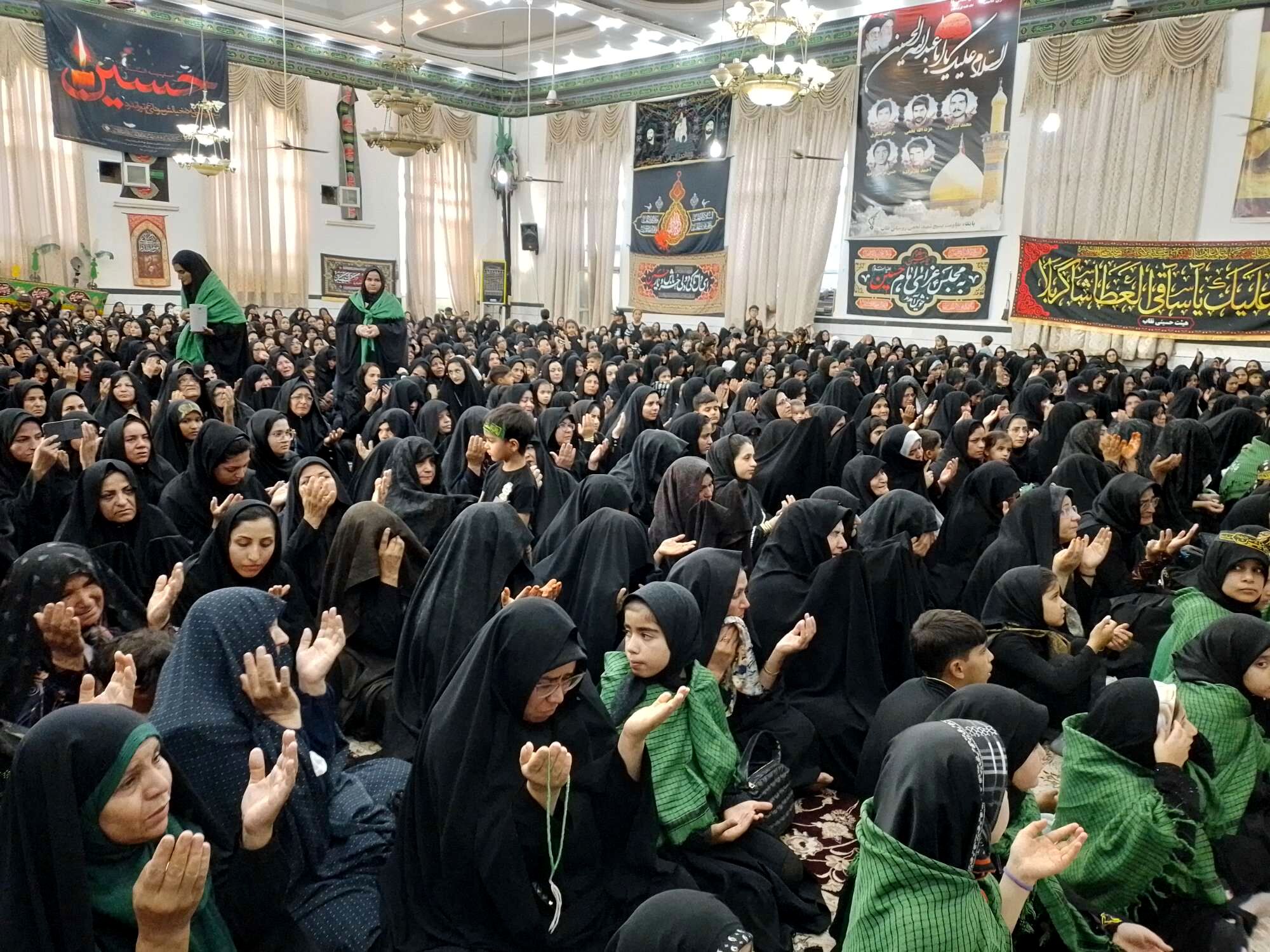 برگزاری مراسم شیرخوارگان حسینی در خلیل آباد