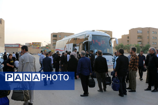 اعزام کاروان راهیان نور بسیج فرهنگیان قم به مناطق شمال‌غرب کشور