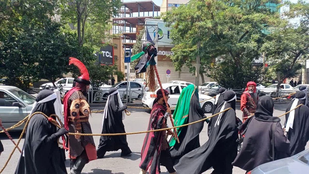 برگزاری تجمع یوم العباس در امامزاده حسن کرج