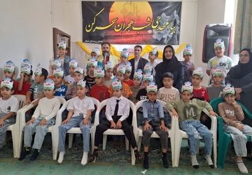 برگزاری جشن الفبا در مدرسه رزمندگان