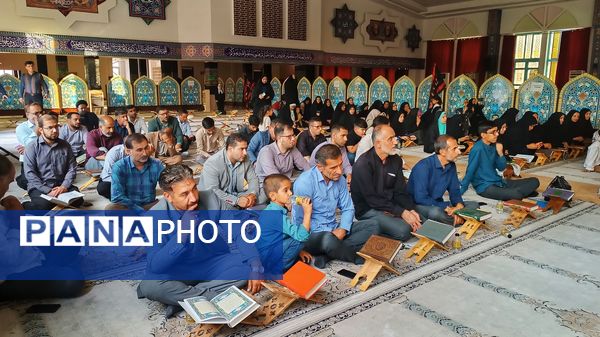 تکریم شهدای جنگ ۱۲ روزه با نوای قرآن در یاسوج