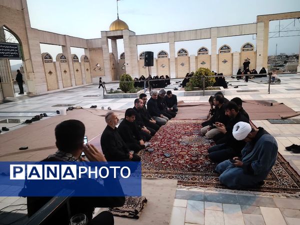 عزاداری روز دوم محرم در گلزار شهدای درق 