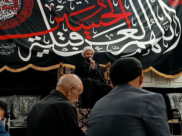 مراسم سوگواری شهادت امام رضا (ع) در شهر رباط‌سنگ 