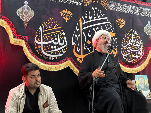 امام جمعه کاشمر در جمع عزاداران خانگی