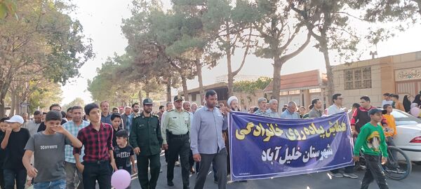 همایش بزرگ پیاده‌روی هفته دفاع مقدس در خلیل‌آباد