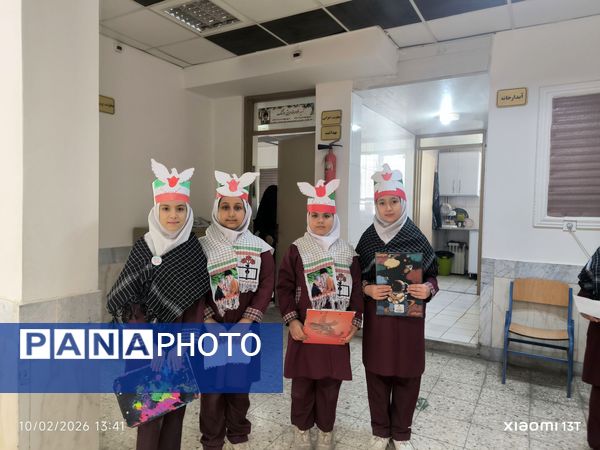 جشن دهه انقلاب و زنگ حماسه آفرینی انقلاب در دبستان شطیطه ۲