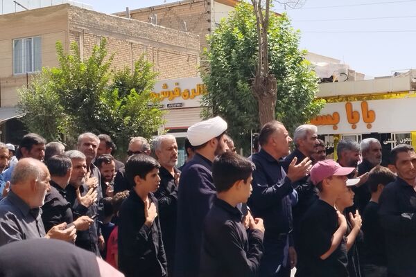 شکوه عزاداران رضوی در لردگان
