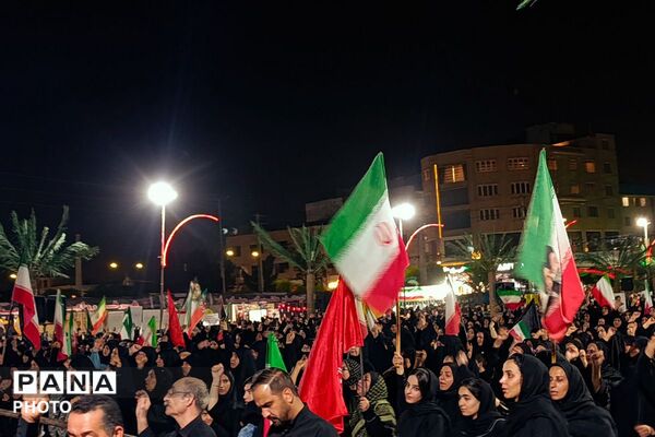 طوفان نوجوانان حسینی در خیابان‌های شهرستان ملارد