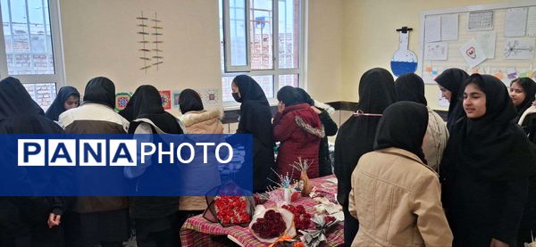 بازارچه کسب و کار دانش آموزی در دبیرستان مادر مهربان خلیل آباد