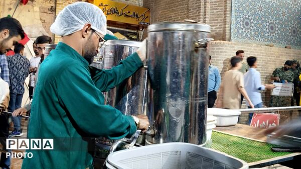چایخانه حضرت زهرا در نود و هشتمین شب 