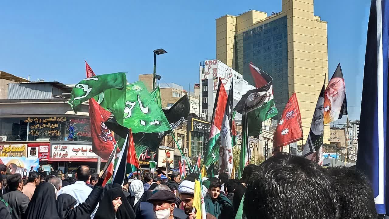 راهپیمایی روز قدس در میدان بیت المقدس