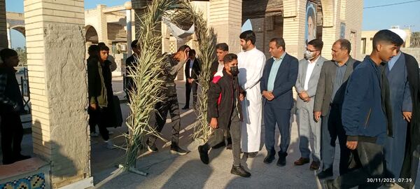 اعزام ۷۷ دانش‌آموز پسر فاریابی به مناطق عملیاتی جنوب کشور