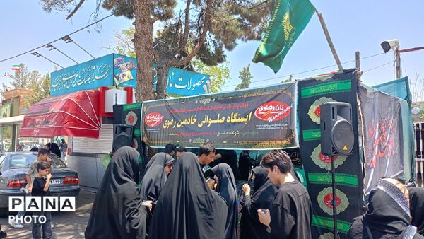 برپایی موکب خادمین رضوی در کاشمر