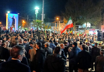 کوهدشت در شب چهل و سوم پژواکِ حماسیِ «لبیک» در دلِ شب
