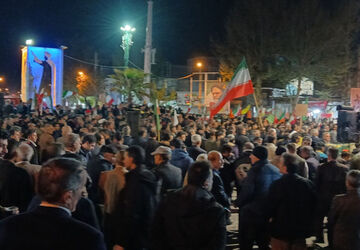 کوهدشت در شب چهل و سوم پژواکِ حماسیِ «لبیک» در دلِ شب
