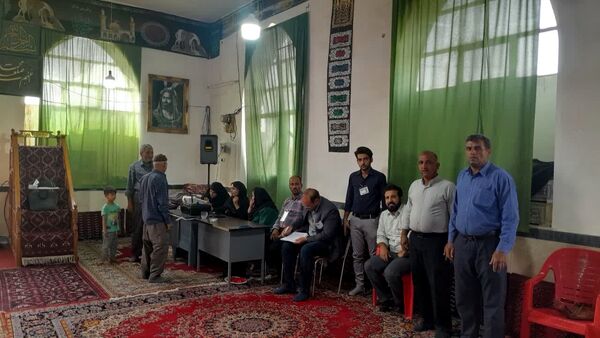 برگزاری چهاردهمین دوره انتخابات ریاست جمهوری در روستای تاج آباد شهرستان داورزن 