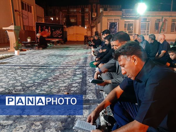 اجتماع حسینی در اداره آموزش و پرورش ناحیه ۷ مشهد 