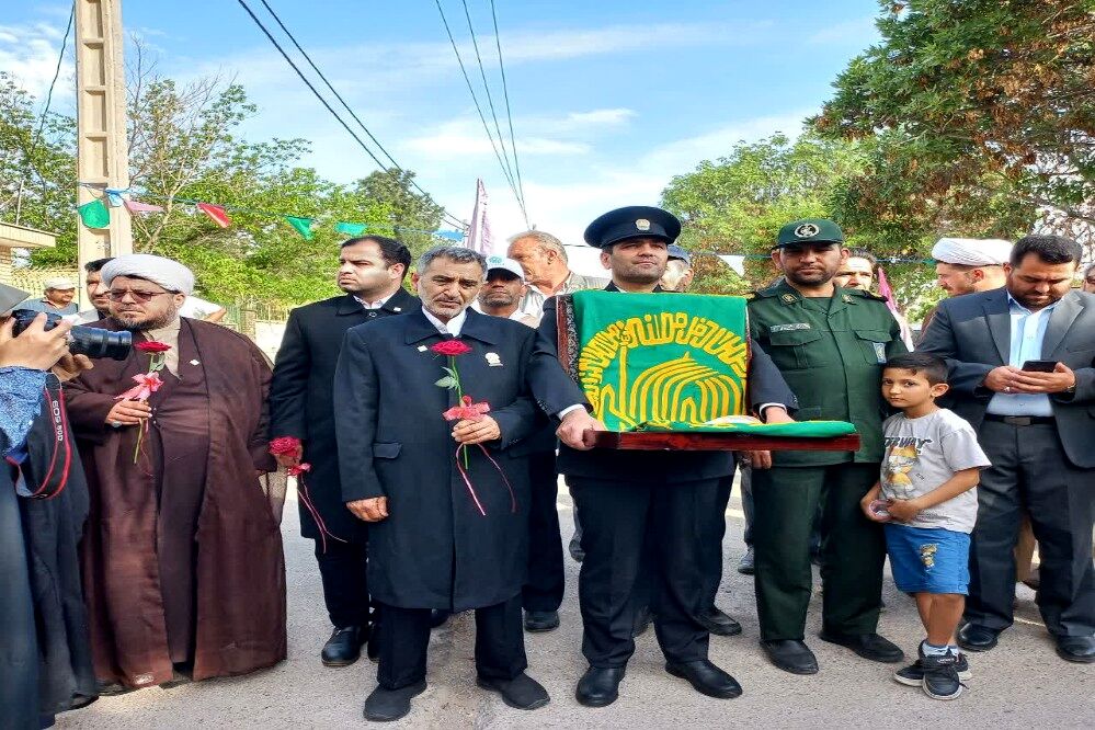 استقبال از خادمان حرم مطهر امام رضا( ع) در شهرستان فاروج 