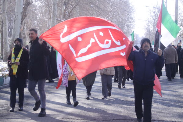 راهپیمایی ۲۲ بهمن در شهرستان نظرآباد 