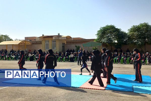 افتتاحیه المپیاد ورزشی درون‌مدرسه‌ای در دبیرستان منتصرین شاهد ورامین