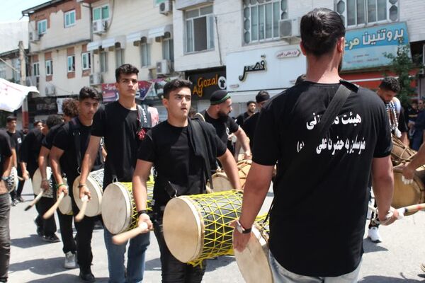 شور حسینی در گلوگاه 