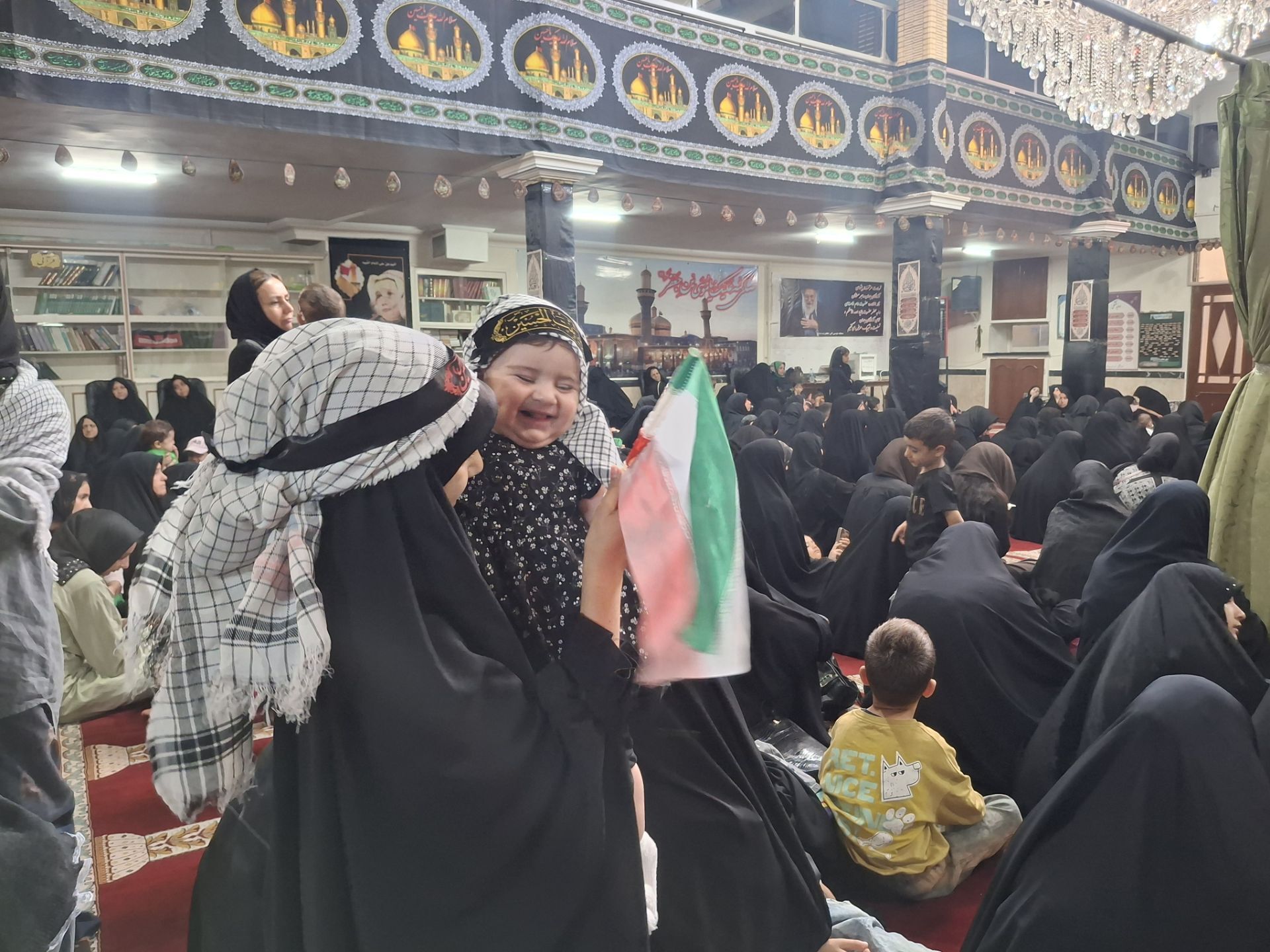 مراسم شیرخوارگان حسینی در مسجد موسی بن جعفر توس ۷۹ 
