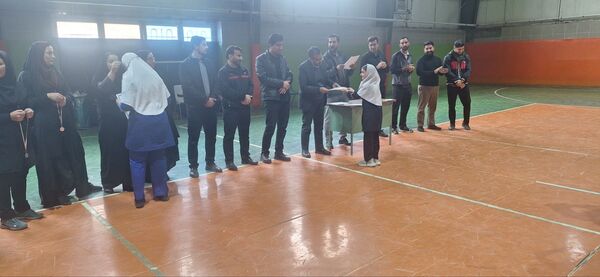 مسابقات هندبال مدارس ابتدایی در زاوه