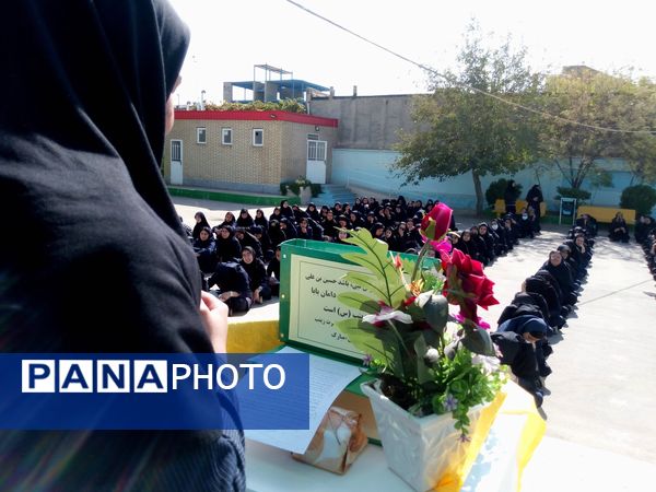 مراسم ولادت حضرت زینب و روز پرستار در دبیرستان فاطمیه