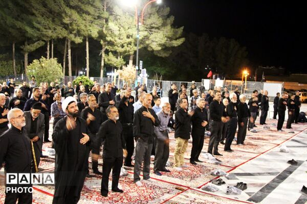 عزاداری پنجمین شب از ماه محرم در زیارتگاه شهید مدرس 