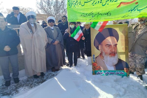 راهپیمایی ۲۲ بهمن در شهر تیتکانلو 