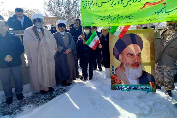 راهپیمایی ۲۲ بهمن در شهر تیتکانلو 