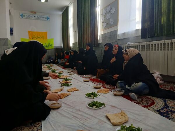 دعای ندبه در مدرسه حضرت زهرا (س) نیر