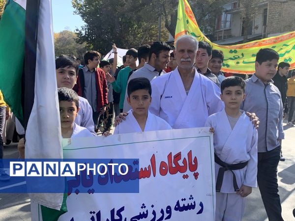 راهپیمایی روز ۱۳ آبان در شهرستان سملقان