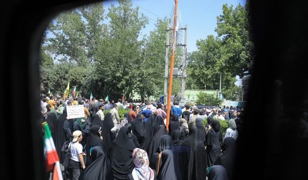 راهپیمایی جمعه خشم شهرستان ساوجبلاغ علیه جنایات رژیم ظالم صهیونیستی