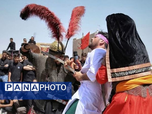 شبیه خوانی عاشورا در روستای فدافن