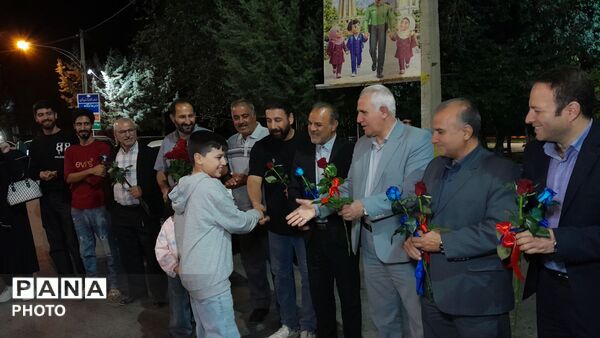 استقبال درگزین از طلایی های هندبال