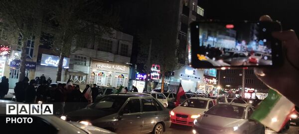 رژهٔ خودرویی در بلوار فضل نیشابور
