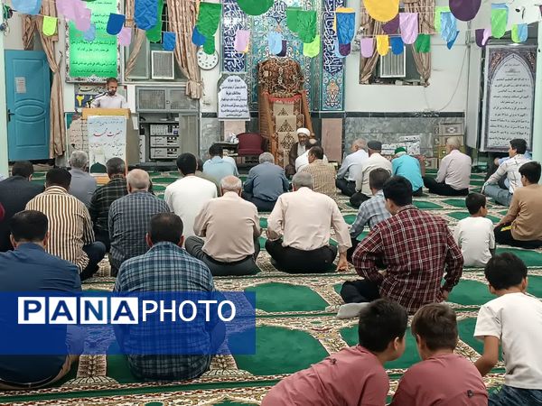 جشن میلاد حضرت محمد(ص) در مسجد صاحب الزمان آشخانه