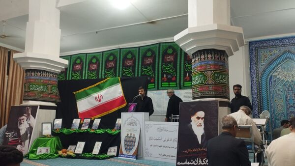برگزاری مراسم چهلم شهدای جنگ ۱۲ روزه در شهرستان خلیل آباد