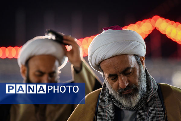 مراسم احیاء سومین شب قدر در مسجد مقدس جمکران