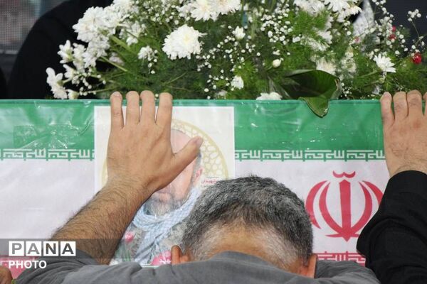 وداع باشکوه مردم سملقان با پیکر مطهر بسیجی مدافع وطن، شهید علی‌اصغر نورانی