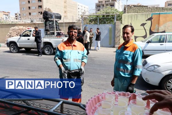 مراسم پیاده‌روی جاماندگان اربعین در محمدشهر کرج