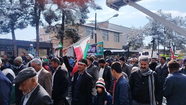 راهپیمایی یوم الله ۲۲ بهمن ماه در شهرستان خلیل‌آباد