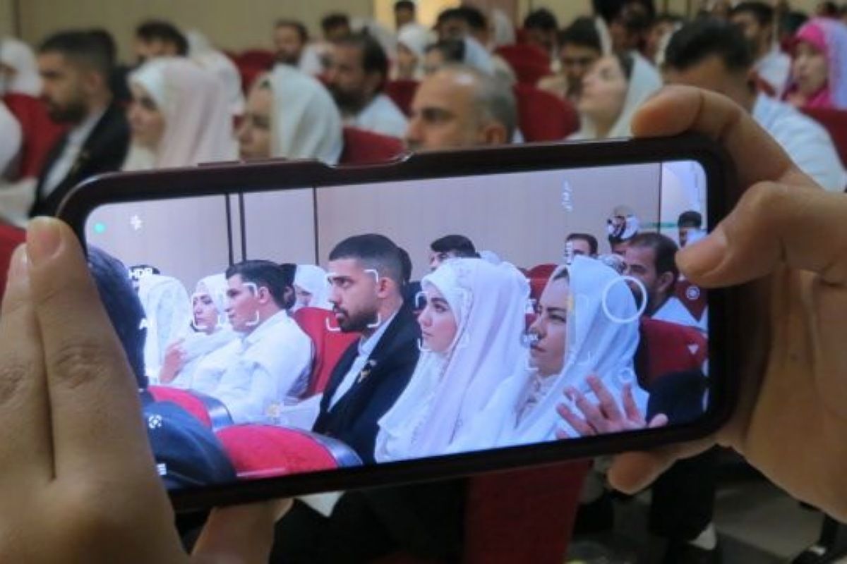 آغاز زندگی مشترک؛ جشن روز ازدواج با حضور ۵۰ زوج جوان در رباط‌کریم