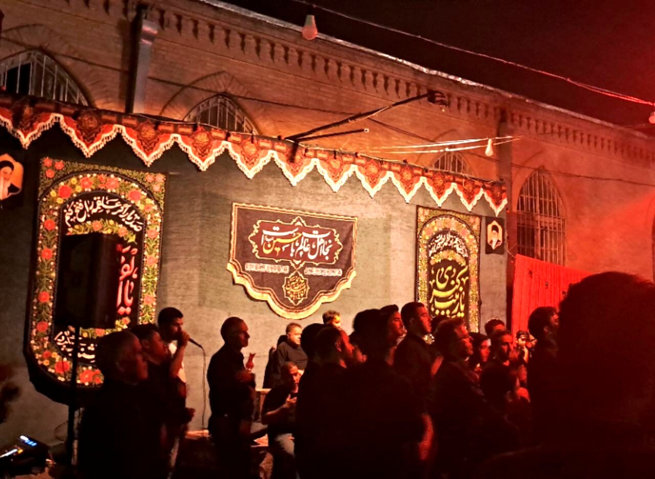 شب هفتم محرم در هیات باقرالعلوم نیشابور 