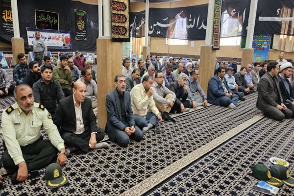 برگزاری مراسم یادواره شهدای دولت شهرستان فاروج 