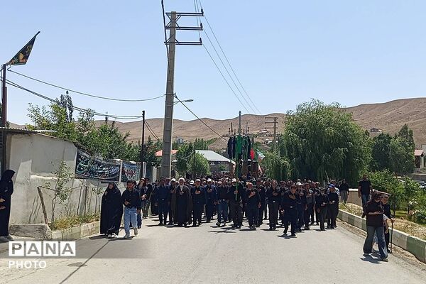 عزاداری باشکوه عزاداران حسینی در شهرآباد با حضور چهار روستا