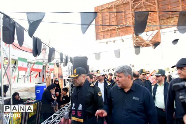 بازدید فرمانده انتظامی استان البرز از موکب عاشقان امام شهید شهرستان ساوجبلاغ