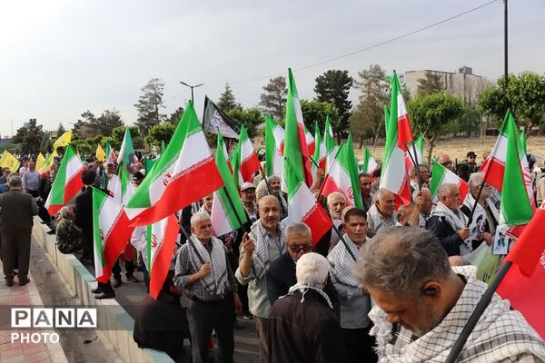 رزمایش اقتدار جان فدا برای ایران امام رضایی در چهاردانگه
