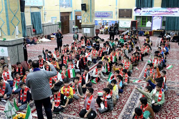 حضور قائم‌مقام سازمان دانش آموزی کشور در جمع پیشتازان معتکف گرمه 